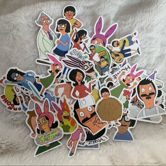 Bob’s Burgers Stickers (set of 10) - Picture 2 of 3